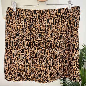 Jamie Sadock Leopard Print Golf Skirt / Skort